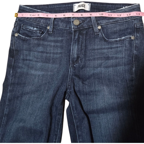 PAIGE Verdugo AnkleBlue Slim Jeans with Vintage Wash - Picture 3 of 7